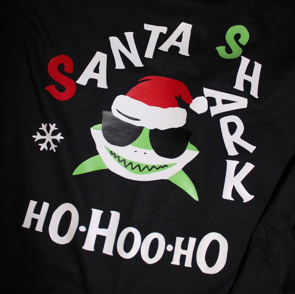 Santa Shark Adults Long sleeve